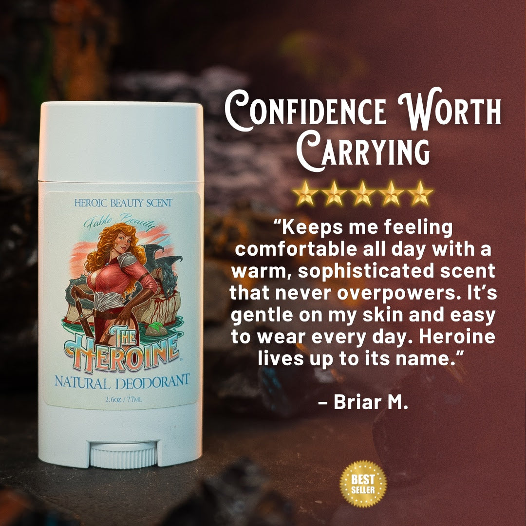 The Heroine - Fragrance & Function Duo - Golden Vanilla Peach, Smoky Leather, Cashmere Musk