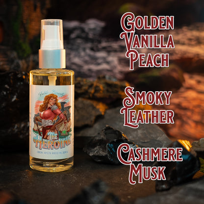 The Heroine - Shave Oil Serum - Golden Vanilla Peach, Smoky Leather, Cashmere Musk