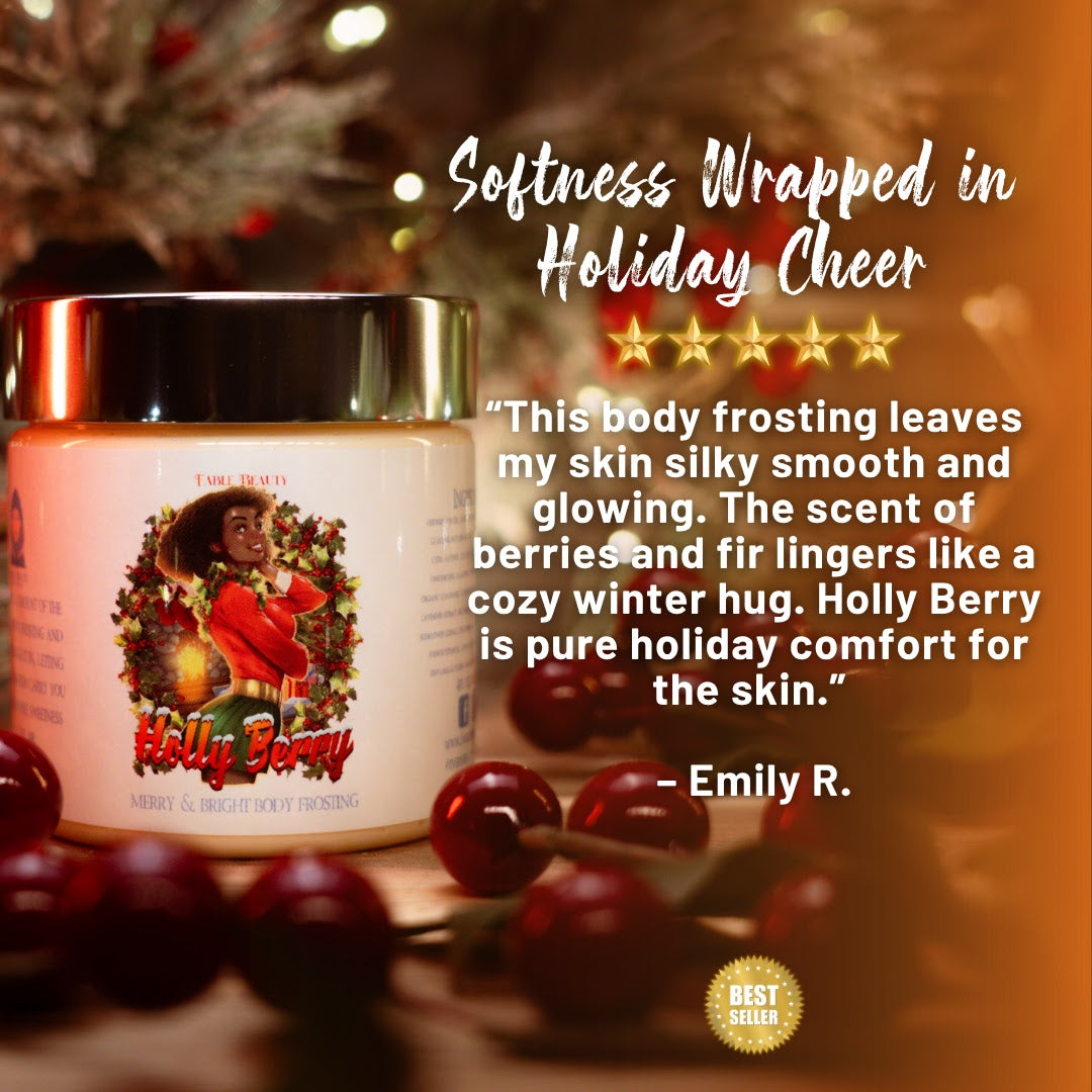 Holly Berry - Body Frosting - Mistletoe, Warm Nutmeg, & Spiced Berries