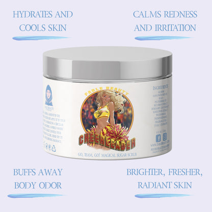 The Cheerleader - Polish & Pamper Duo - Juicy Mandarin, Honeysuckle Buds, and Gentle Sandalwood