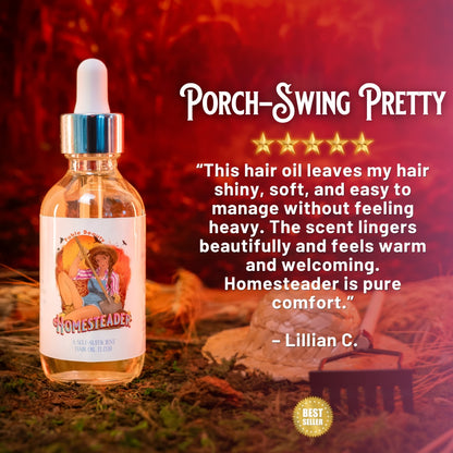Homesteader - Hair Oil Elixir - Homemade Lemon Bars, Fresh Snickerdoodles, Sweet Tea