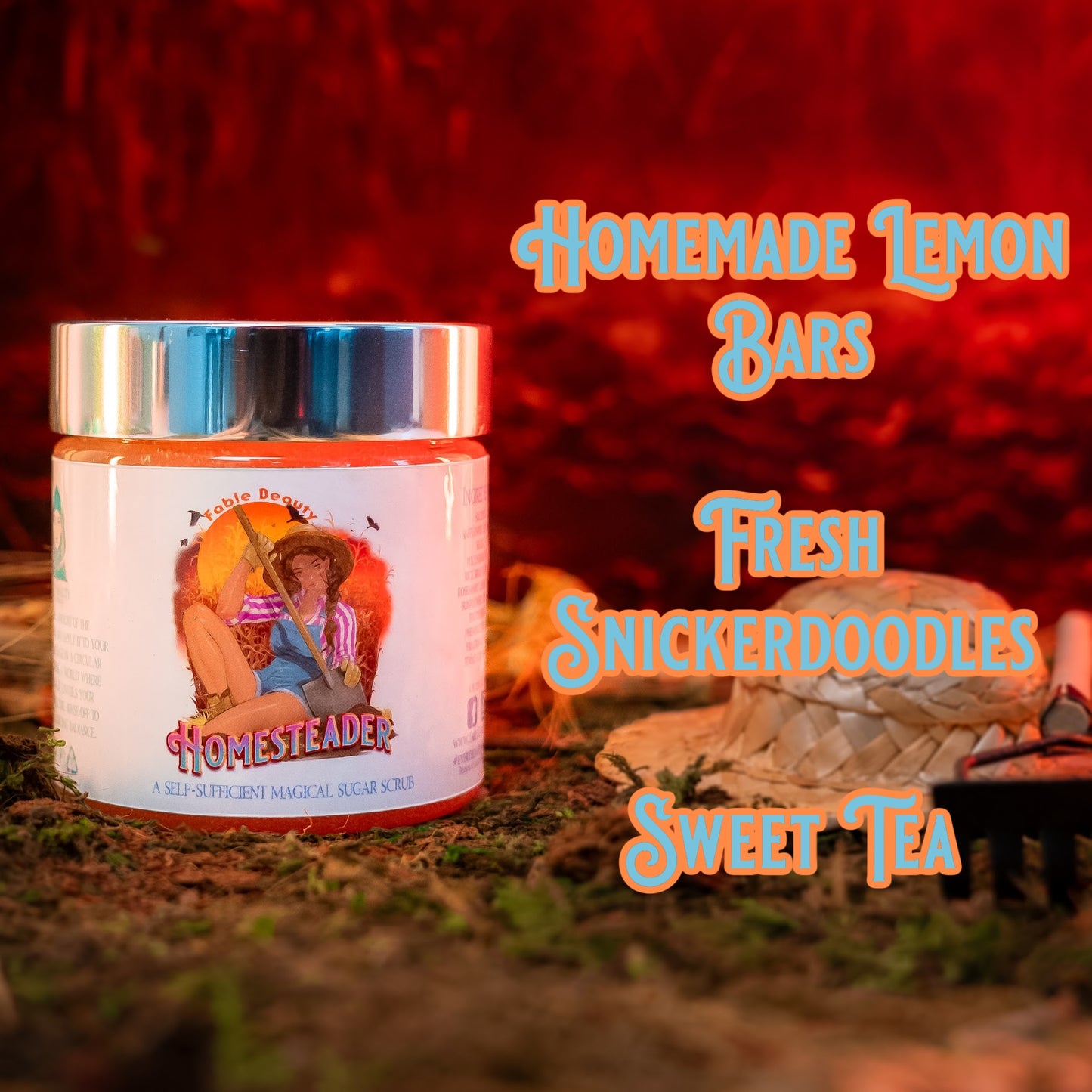 Homesteader - Magical Sugar Scrub - Homemade Lemon Bars, Fresh Snickerdoodles, Sweet Tea