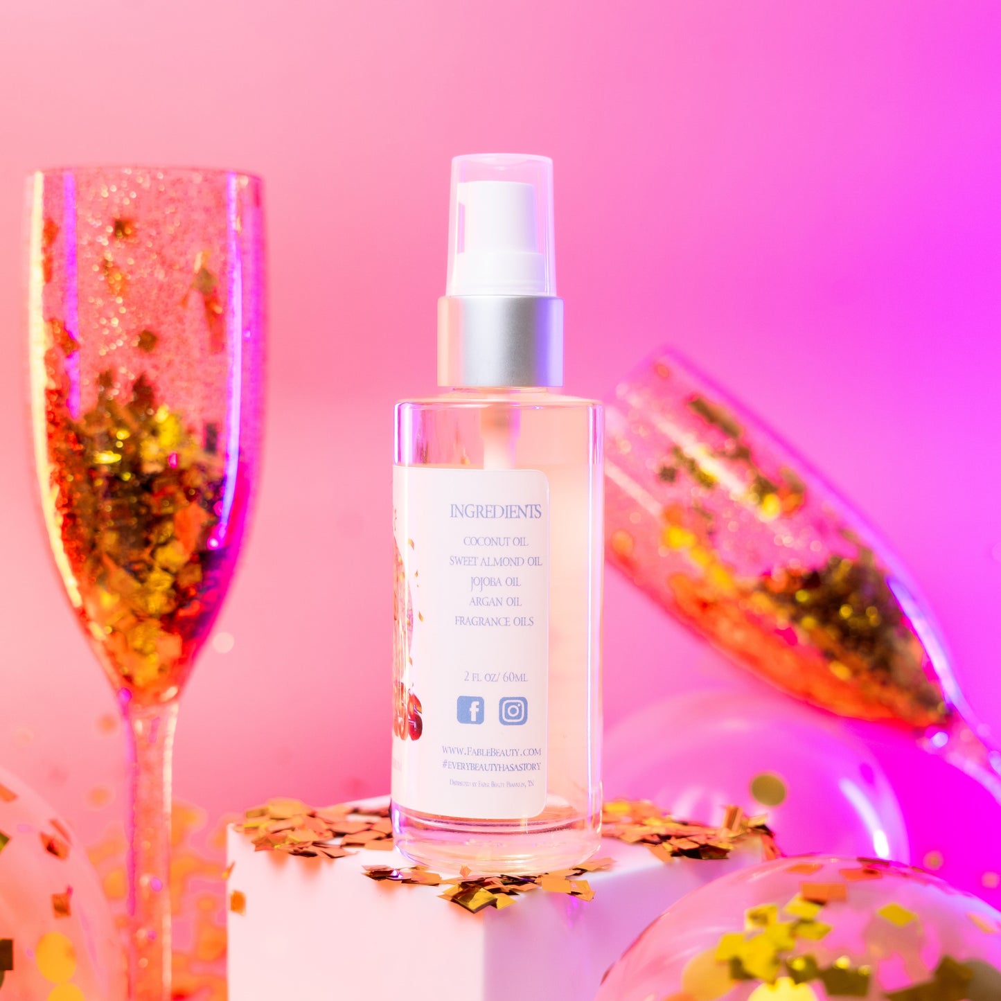 Hourglass - Shave Oil Serum - Bubbling Champagne, Tart Red Berries, Orange Zest