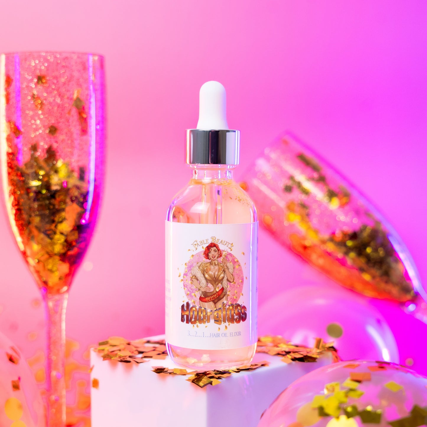 Hourglass - Hair Oil Elixir - Bubbling Champagne, Tart Red Berries, Orange Zest