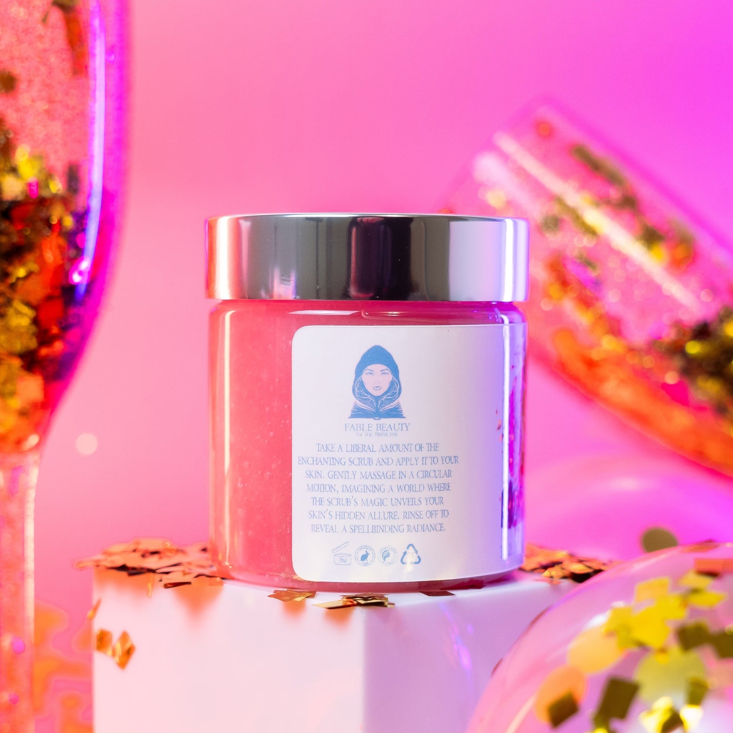 Hourglass - Magical Sugar Scrub - Bubbling Champagne, Tart Red Berries, Orange Zest