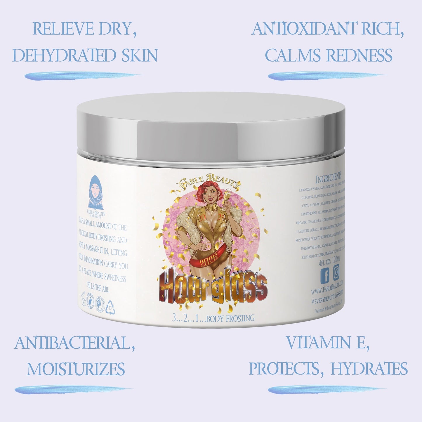 Hourglass - Polish & Pamper Duo - Bubbling Champagne, Tart Red Berries, Orange Zest