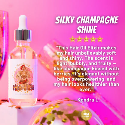 Hourglass - Hair Oil Elixir - Bubbling Champagne, Tart Red Berries, Orange Zest