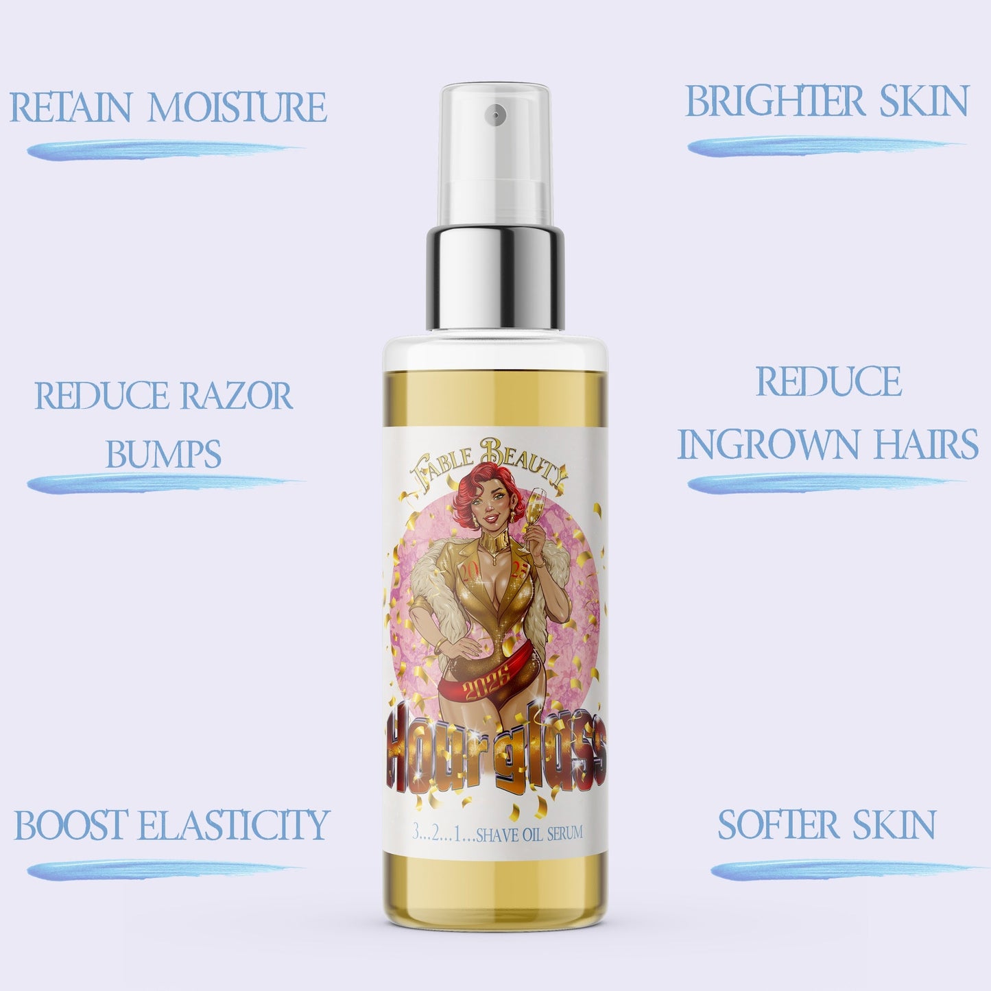 Hourglass - Shave Oil Serum - Bubbling Champagne, Tart Red Berries, Orange Zest