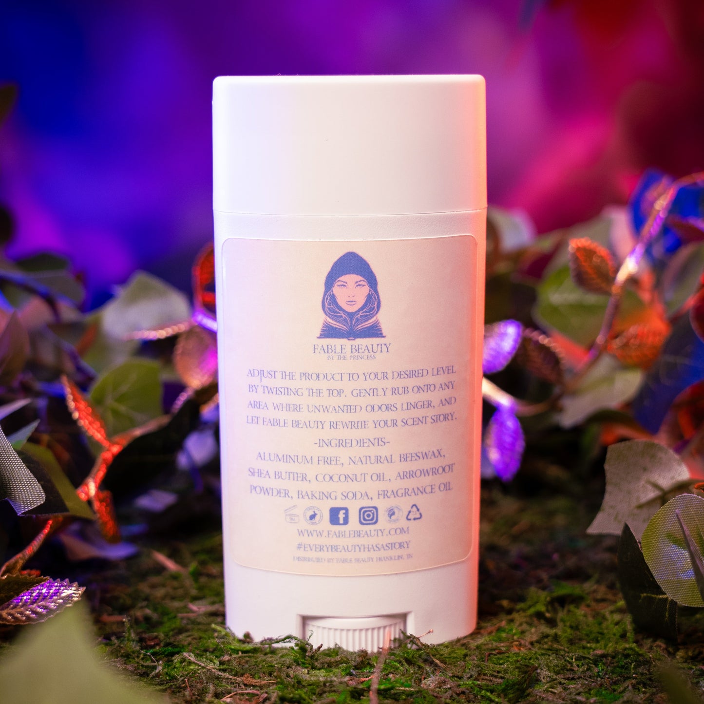 Ivy - Natural Deodorant - Black Tea Leaves, Warm Vanilla Shea, Lemon Infused Honey