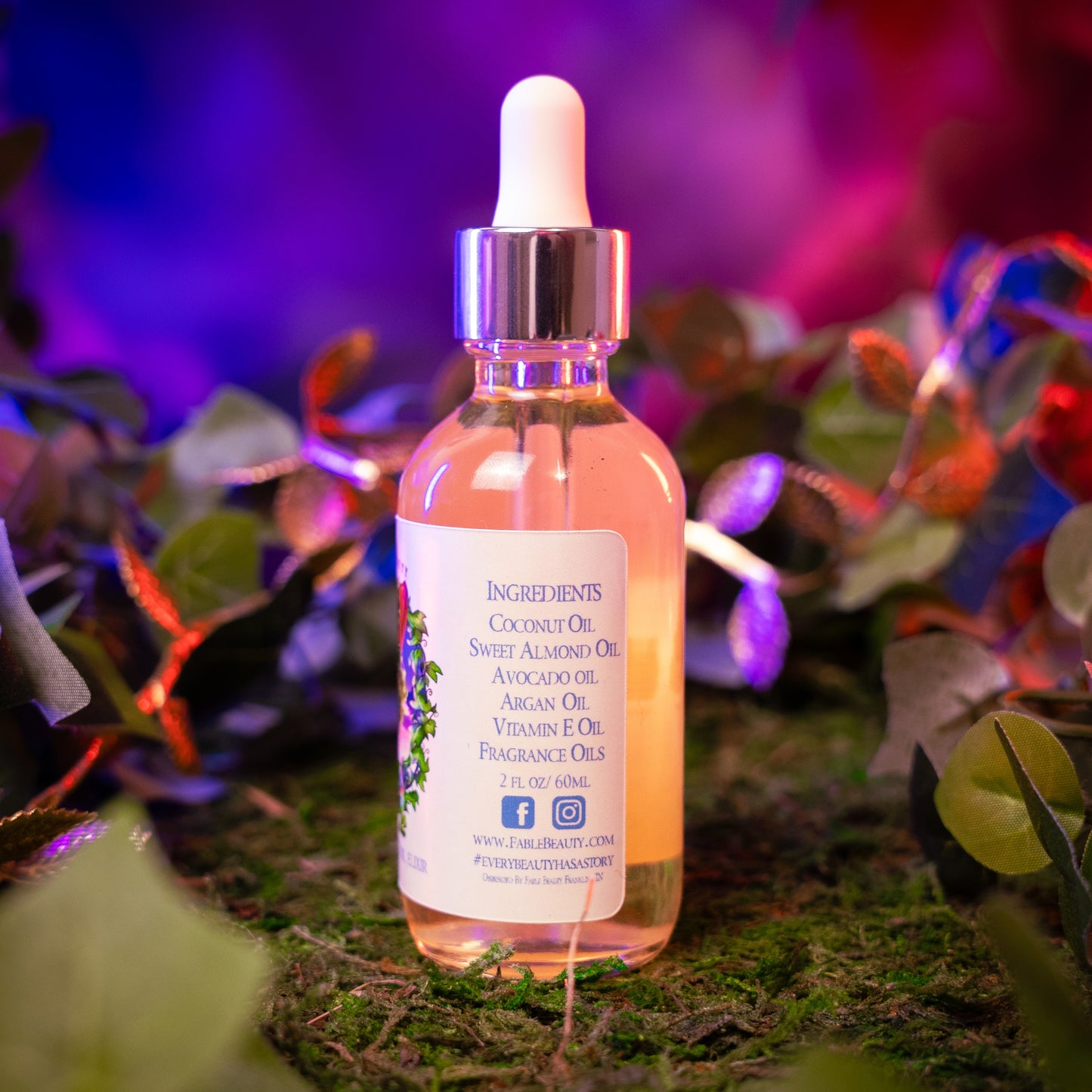 Ivy - Hair Oil Elixir - Black Tea Leaves, Warm Vanilla Shea, Lemon Infused Honey