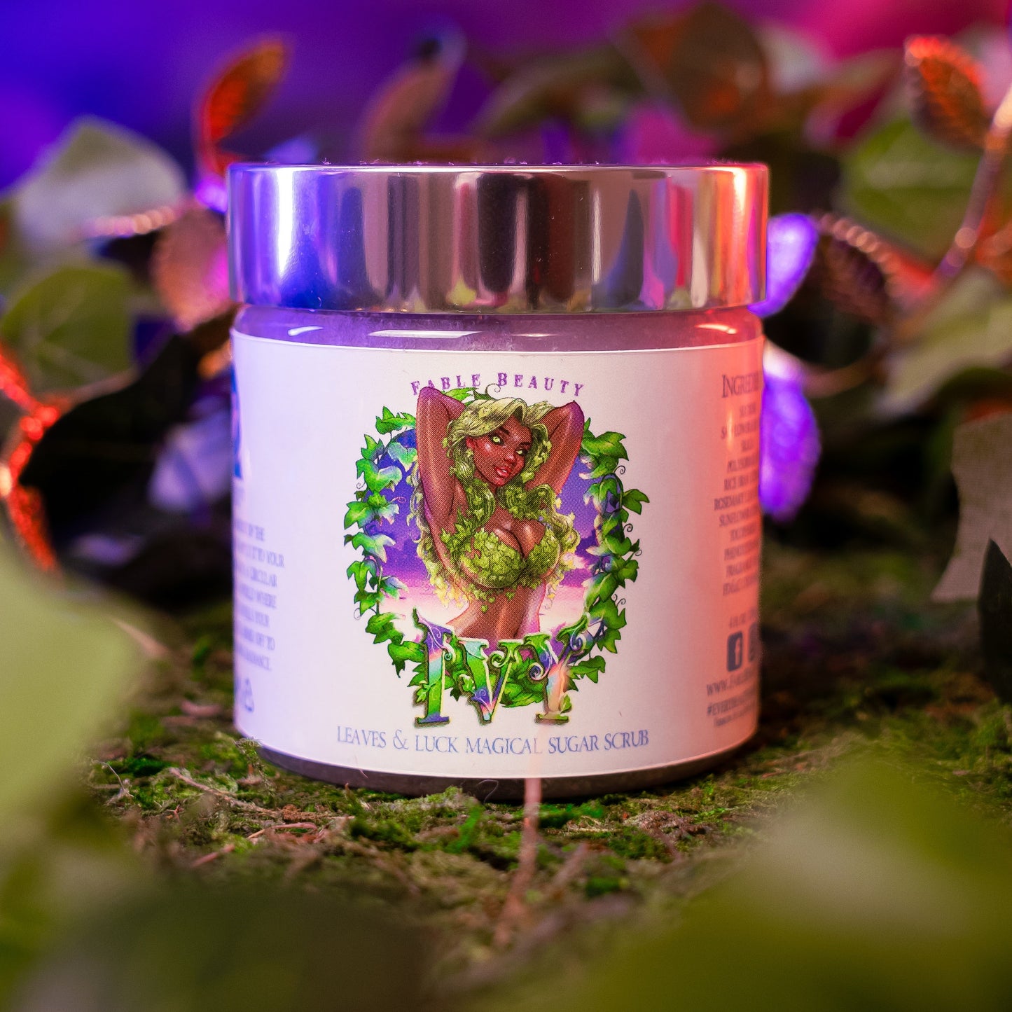 Ivy - Magical Sugar Scrub - Black Tea Leaves, Warm Vanilla Shea, Lemon Infused Honey