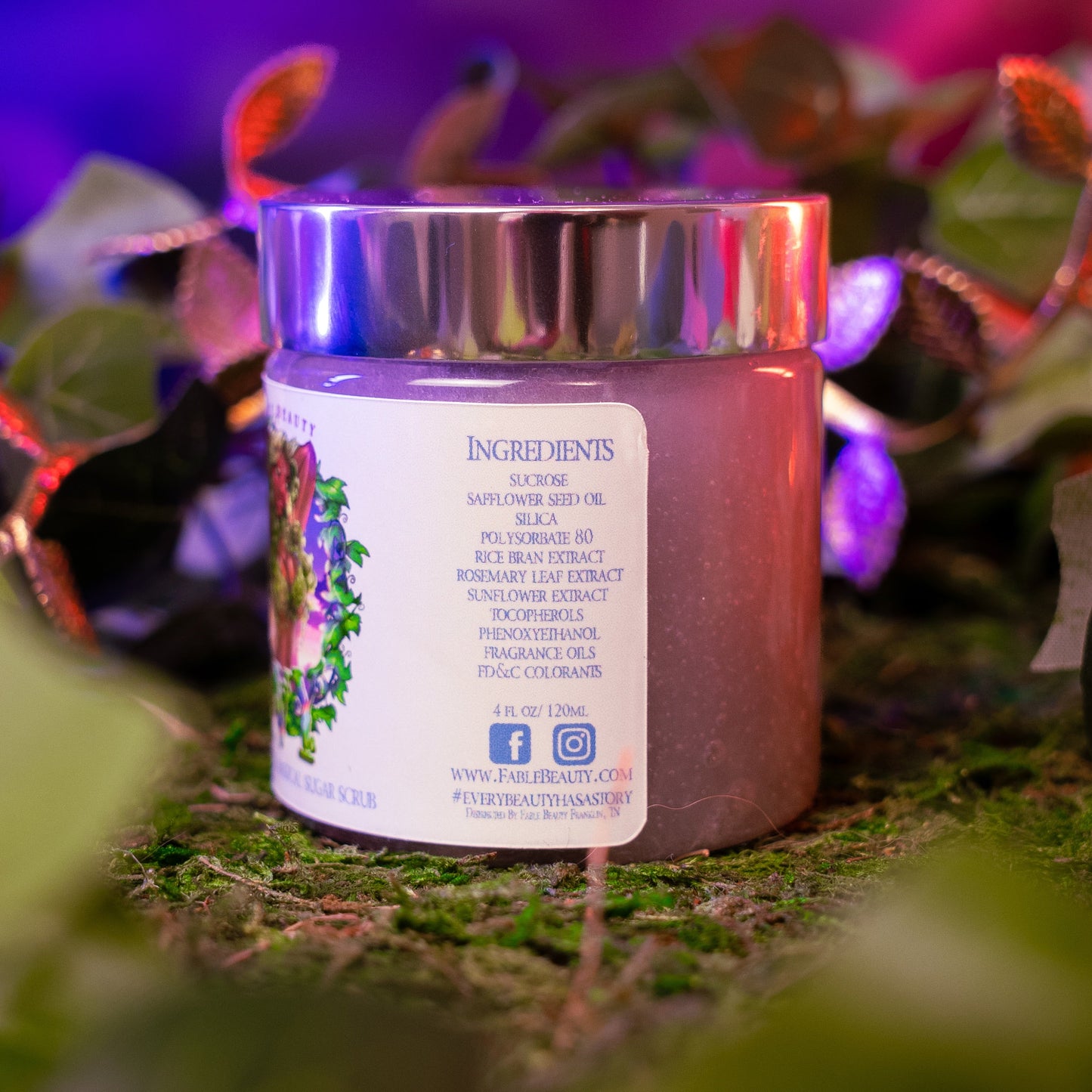 Ivy - Magical Sugar Scrub - Black Tea Leaves, Warm Vanilla Shea, Lemon Infused Honey