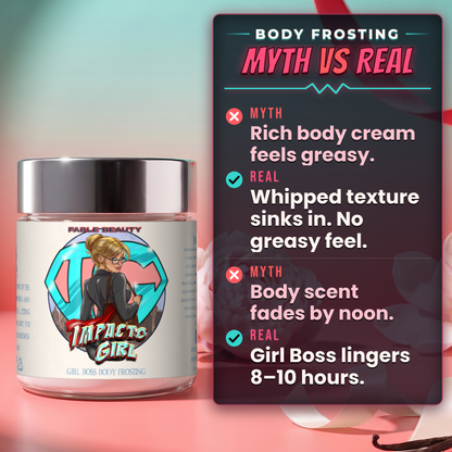 Impacto Girl - Body Frosting - Blush Peony, Silky Vanilla, Delicate Magnolia Blossom