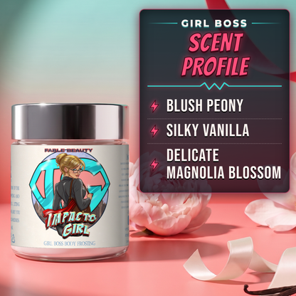 Impacto Girl - Body Frosting - Blush Peony, Silky Vanilla, Delicate Magnolia Blossom