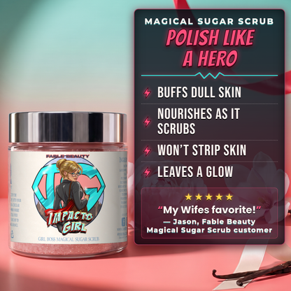 Impacto Girl - Magical Sugar Scrub - Blush Peony, Silky Vanilla, Delicate Magnolia Blossom