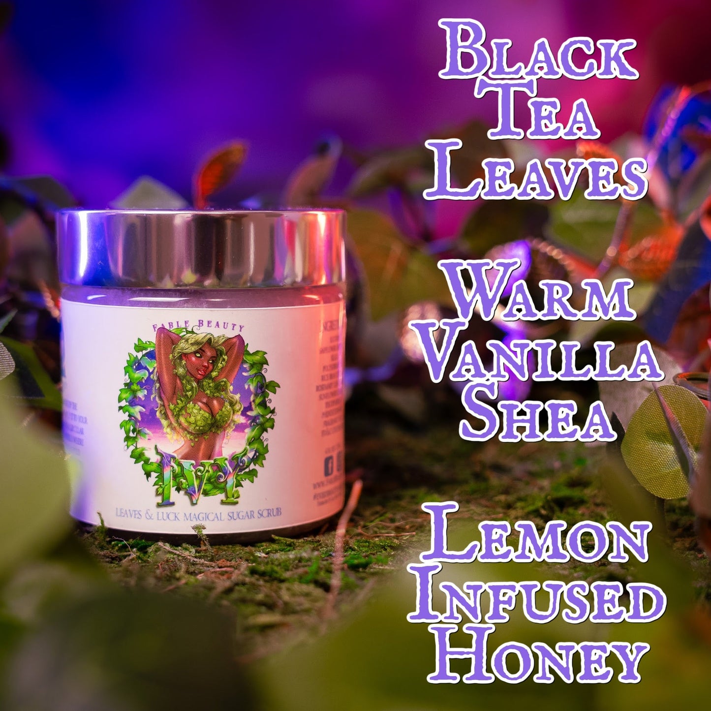 Ivy - Polish & Pamper Duo - Black Tea Leaves, Warm Vanilla Shea, Lemon Infused Honey