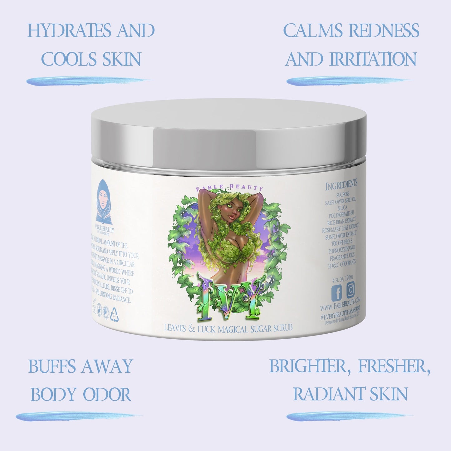 Ivy - Polish & Pamper Duo - Black Tea Leaves, Warm Vanilla Shea, Lemon Infused Honey