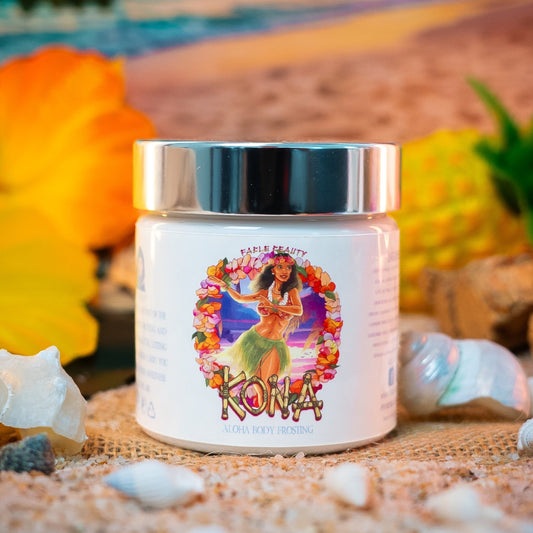 Kona - Body Frosting - Sun-Kissed Coffee Beans, Bamboo Coconut Breeze, Silky Almond Cream