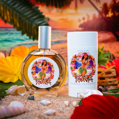 Kona - Fragrance & Function Duo - Sun-Kissed Coffee Beans, Bamboo Coconut Breeze, Silky Almond Cream