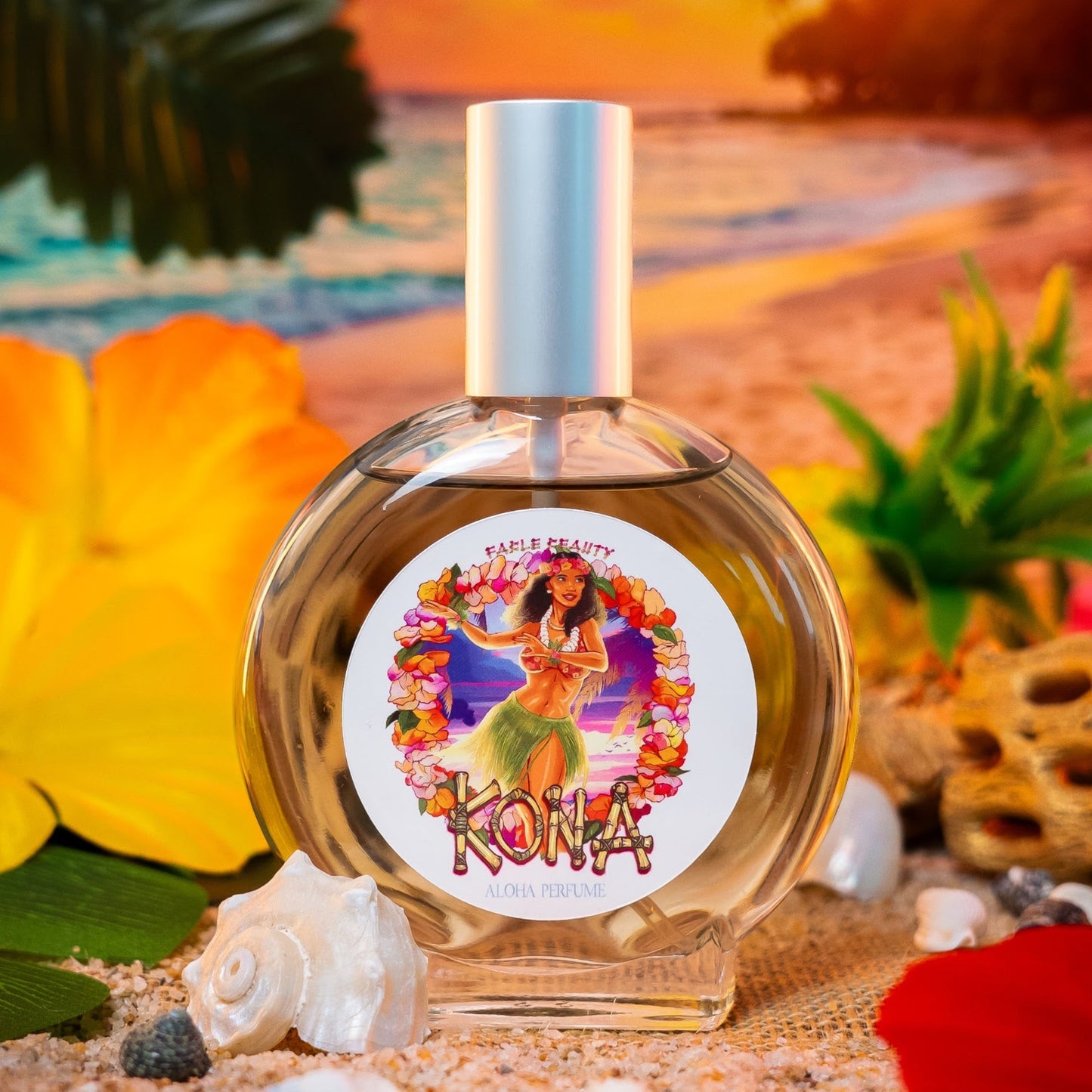Kona - Perfume - Sun-Kissed Coffee Beans, Bamboo Coconut Breeze, Silky Almond Cream