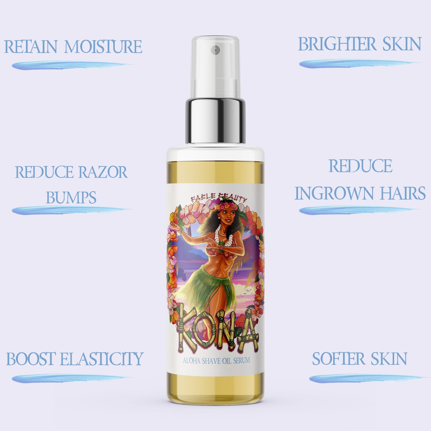 Kona - Razor and Radiance Duo - Sun-Kissed Coffee Beans, Bamboo Coconut Breeze, Silky Almond Cream