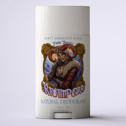 Krampess - Natural Deodorant - Dark Evergreens, Winter Berries, Icy Musk, Snow Covered Peaches