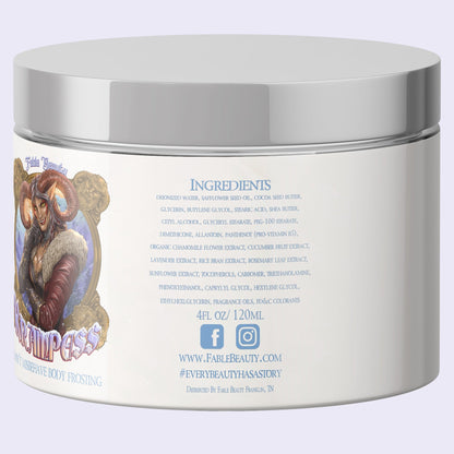 Krampess - Body Frosting - Dark Evergreens, Winter Berries, Icy Musk, Snow Covered Peaches