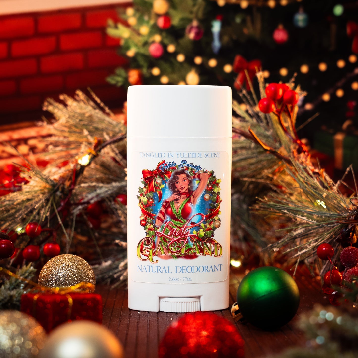 Lady Garland - Natural Deodorant - Frosted Pine & Sugary Red Raspberries