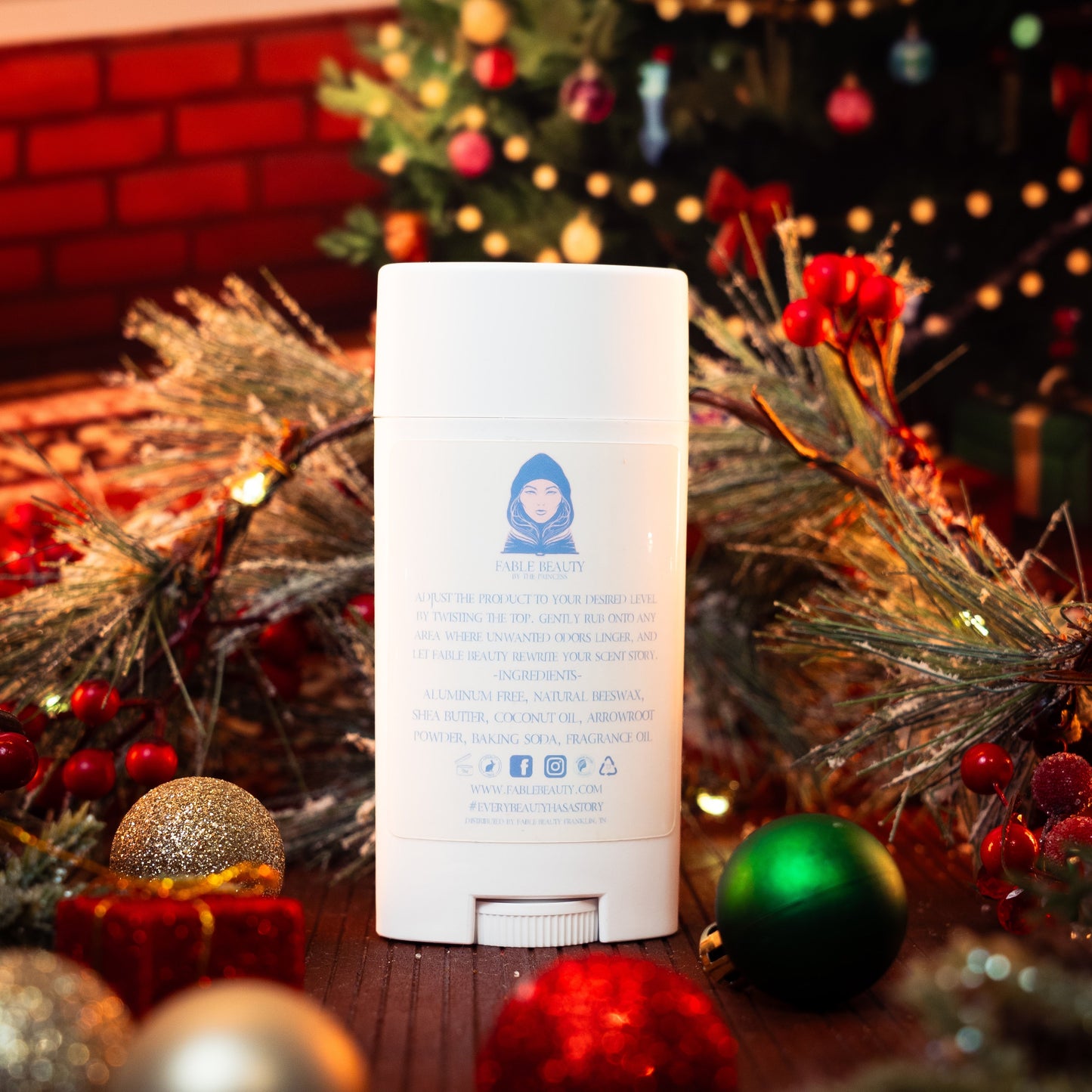 Lady Garland - Natural Deodorant - Frosted Pine & Sugary Red Raspberries