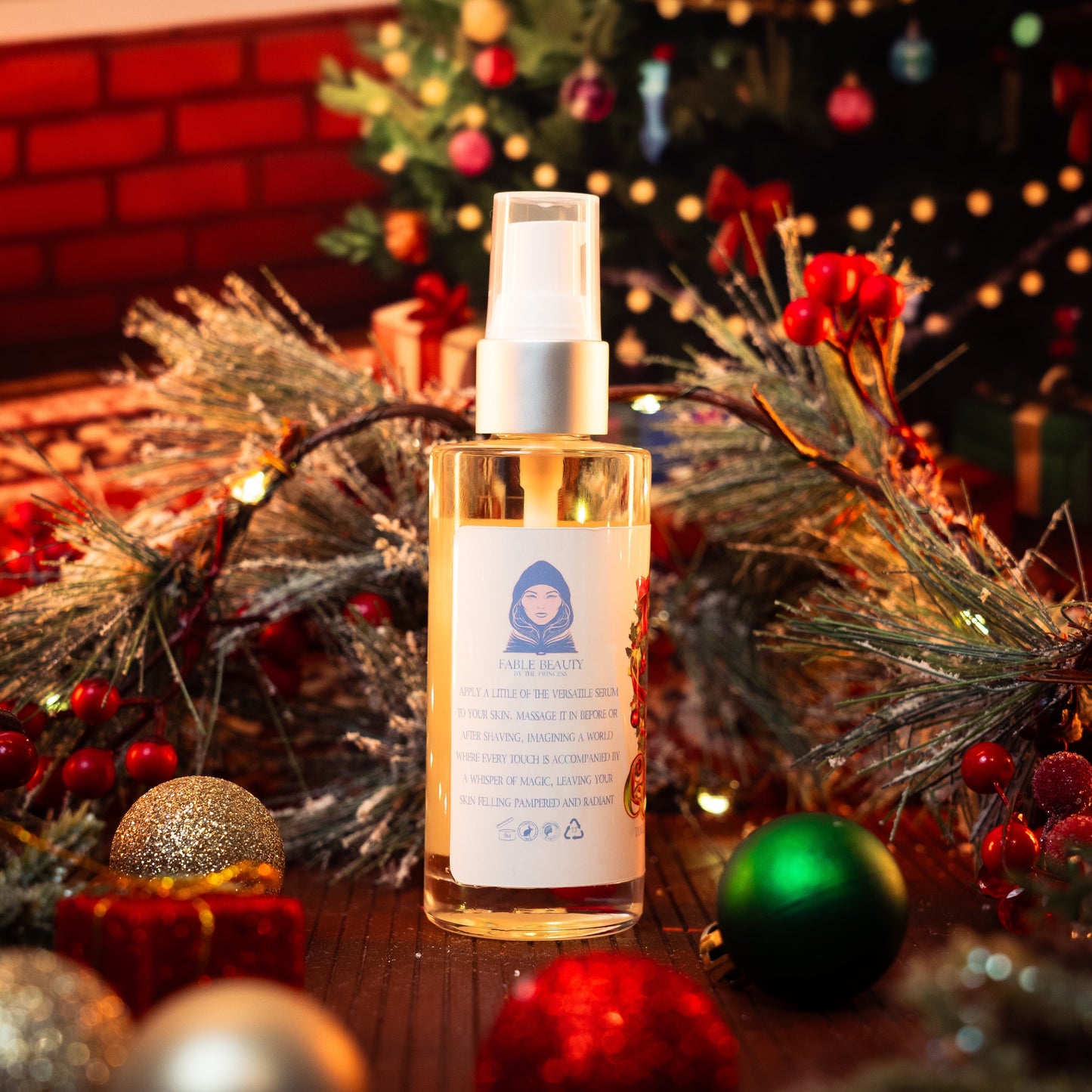 Lady Garland - Shave Oil Serum - Frosted Pine & Sugary Red Raspberries