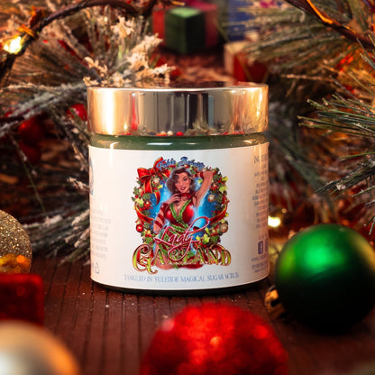 Lady Garland - Magical Sugar Scrub - Frosted Pine & Sugary Red Raspberries