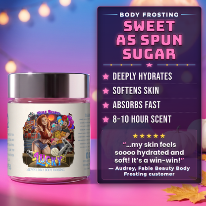 Lucky - Body Frosting - Spun Cotton Candy, White Pumpkin, Soft Maple