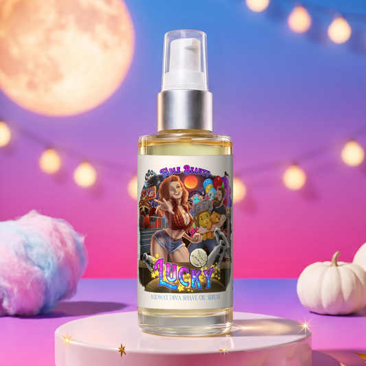 Lucky - Shave Oil Serum - Spun Cotton Candy, White Pumpkin, Soft Maple