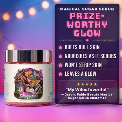 Lucky - Magical Sugar Scrub - Spun Cotton Candy, White Pumpkin, Soft Maple