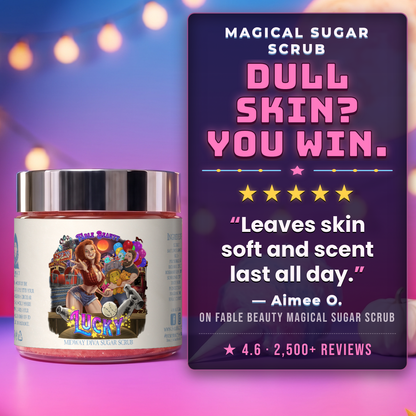 Lucky - Magical Sugar Scrub - Spun Cotton Candy, White Pumpkin, Soft Maple