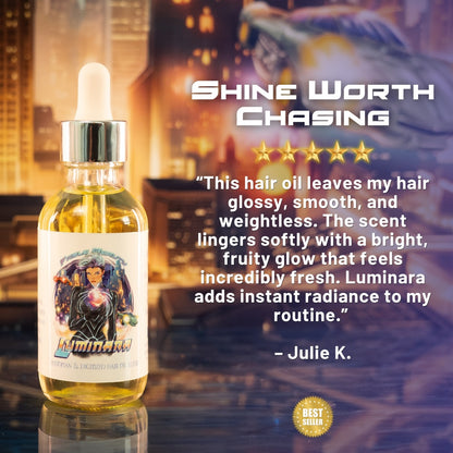 Luminara - Hair Oil Elixir - Wild Berries, Sweet Honeysuckle, Sparkling Citrus Splash
