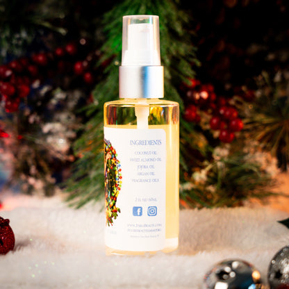 Miss Merry - Shave Oil Serum - Apple Spice, Cranberry Marmalade, Cozy Christmas Tree