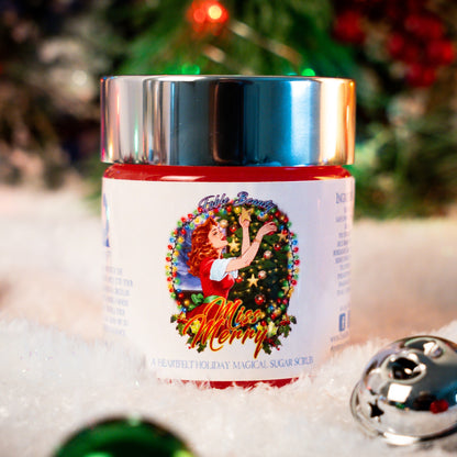 Miss Merry - Magical Sugar Scrub - Apple Spice, Cranberry Marmalade, Cozy Christmas Tree