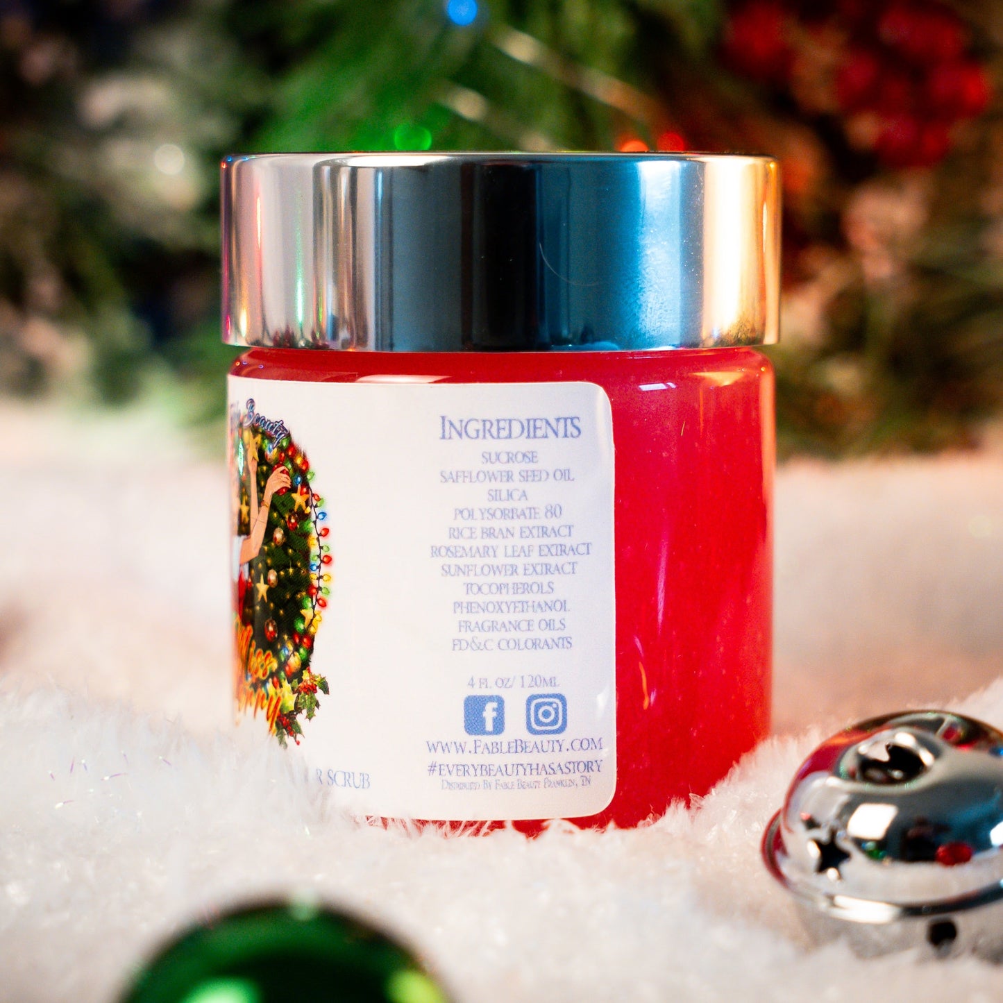 Miss Merry - Magical Sugar Scrub - Apple Spice, Cranberry Marmalade, Cozy Christmas Tree