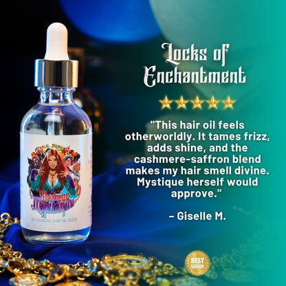 Madame Mystique - Hair Oil Elixir - Silky Cocoa Butter, Luxe Cashmere, Enchanting Saffron