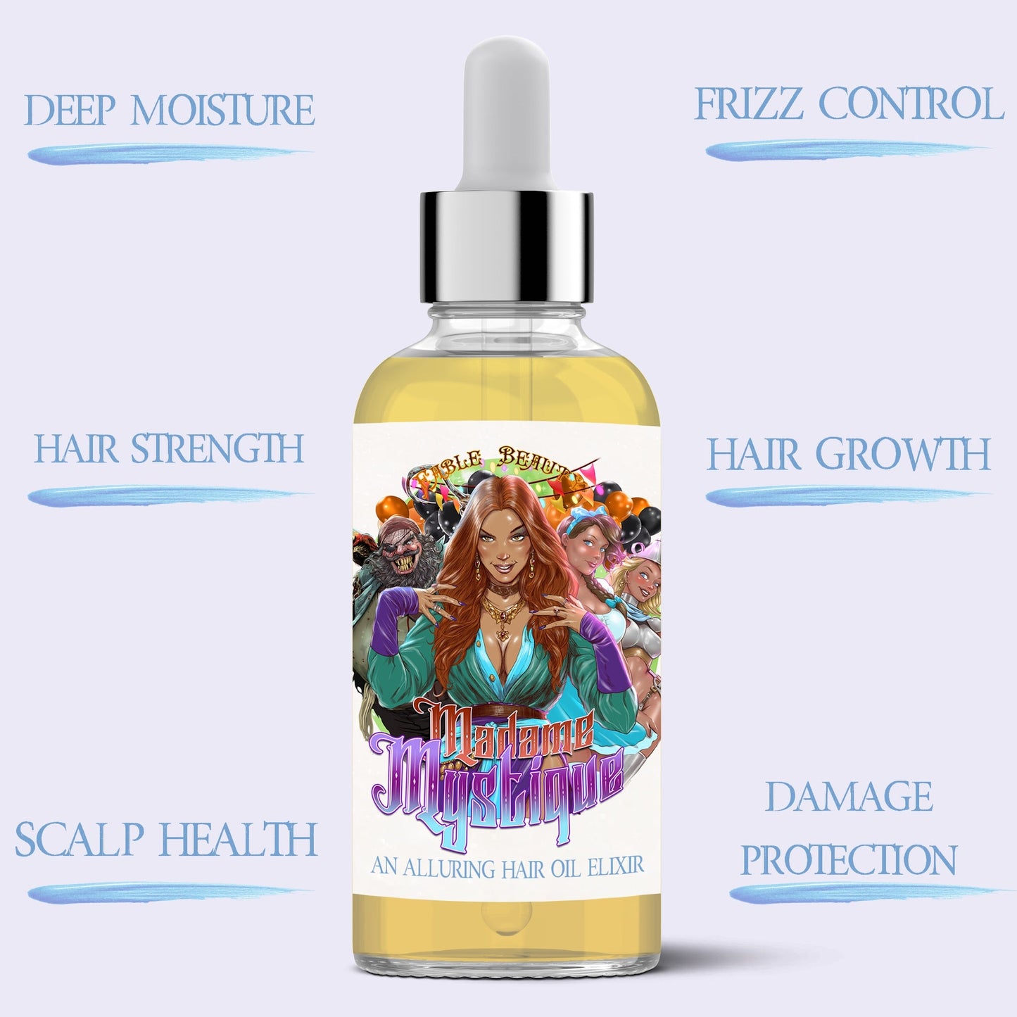 Madame Mystique - Hair Oil Elixir - Silky Cocoa Butter, Luxe Cashmere, Enchanting Saffron