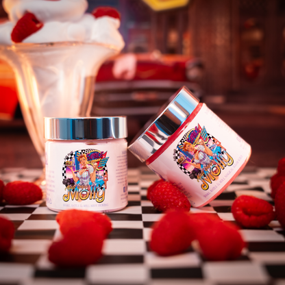 Malt Shop Molly - Polish & Pamper Duo - Vanilla Bean Ice Cream, Raspberry Swirl, Sweet Whipped Cream