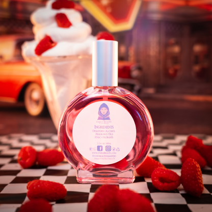 Malt Shop Molly - Perfume - Vanilla Bean Ice Cream, Raspberry Swirl, Sweet Whipped Cream