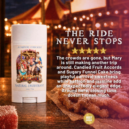 Mary Go Round - Fragrance & Function Duo - Mesmerizing Saffron & Jasmine, Candied Fruit Accords, Sugary Funnel Cake
