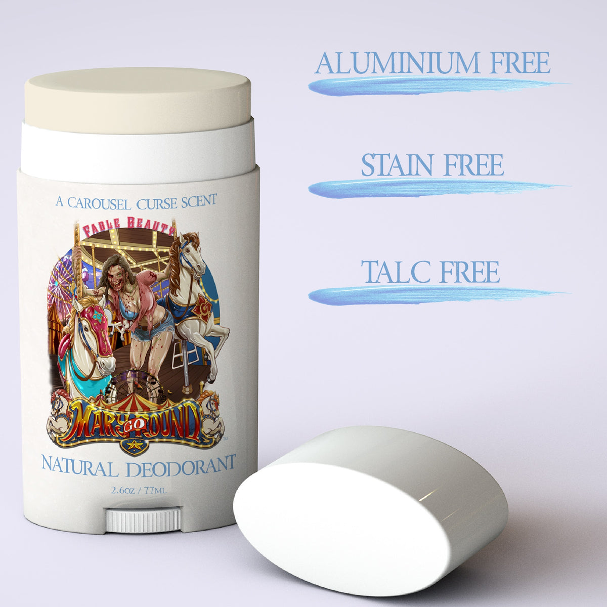 Mary Go Round - Natural Deodorant - Mesmerizing Saffron & Jasmine, Candied Fruit Accords, Sugary Funnel Cake