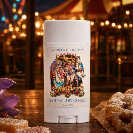 Mary Go Round - Natural Deodorant - Mesmerizing Saffron & Jasmine, Candied Fruit Accords, Sugary Funnel Cake