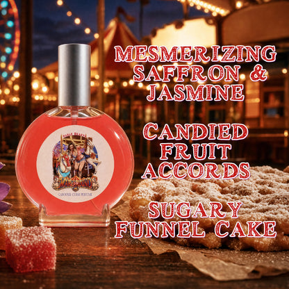Mary Go Round - Perfume - Mesmerizing Saffron & Jasmine, Candied Fruit Accords, Sugary Funnel Cake