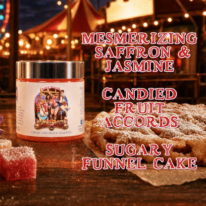 Mary Go Round - Magical Sugar Scrub - Mesmerizing Saffron & Jasmine, Candied Fruit Accords, Sugary Funnel Cake
