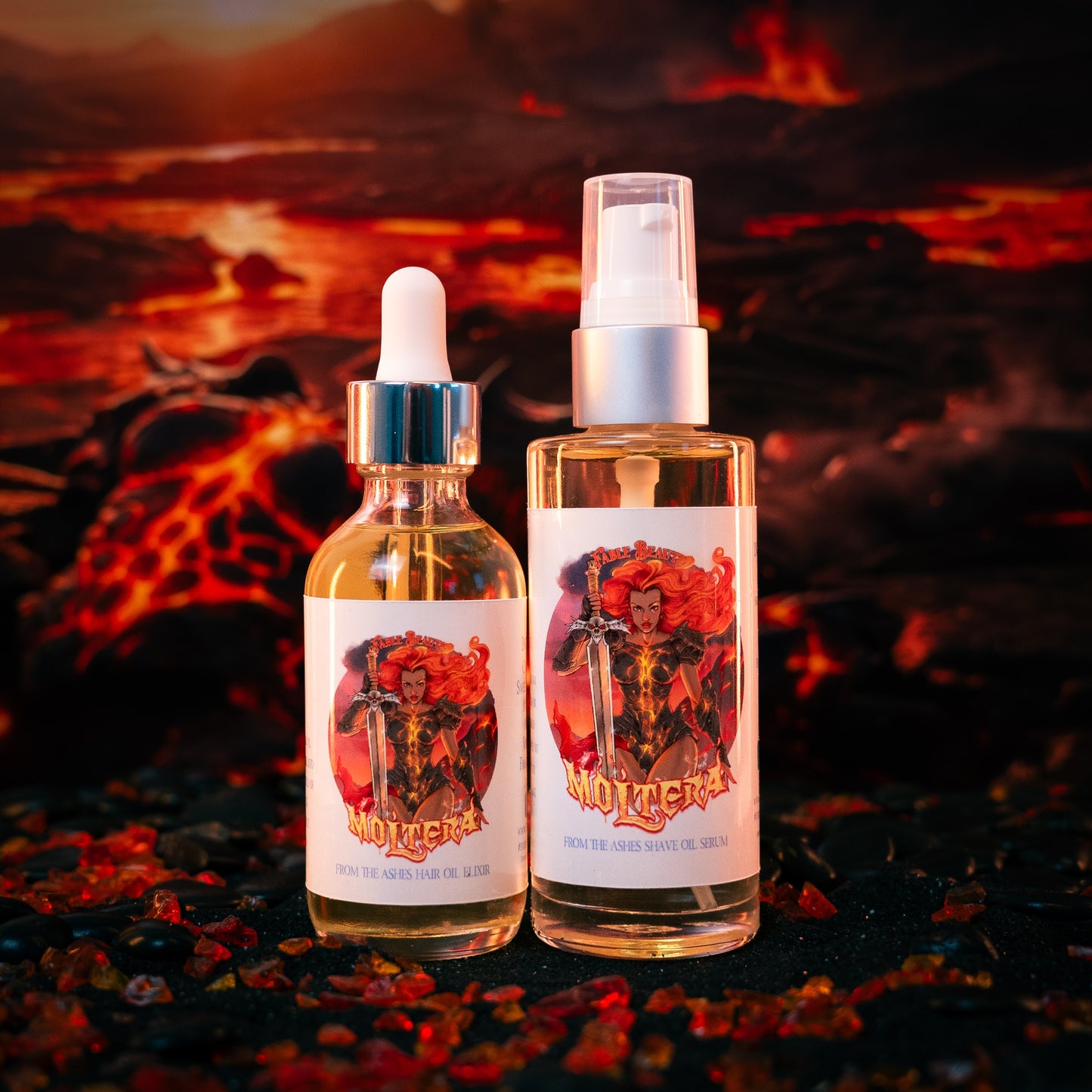 Moltera - Razor and Radiance Duo -  Blazing Pomelo, Mythic Jasmine , Ripe Apricot