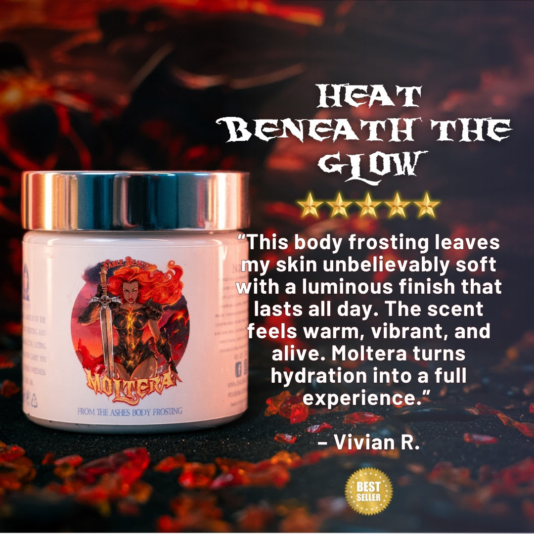 Moltera - Body Frosting - Blazing Pomelo, Mythic Jasmine , Ripe Apricot